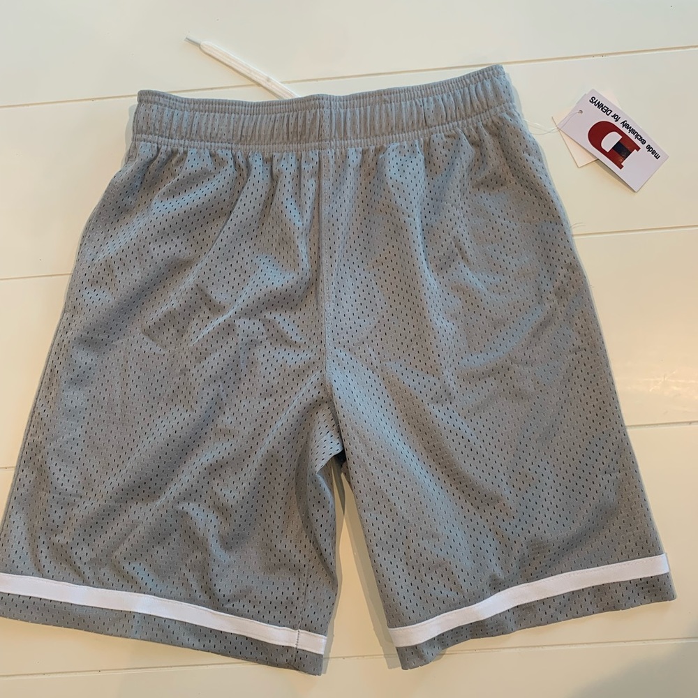 Gray boys basketball shorts. Size medium 10/12.